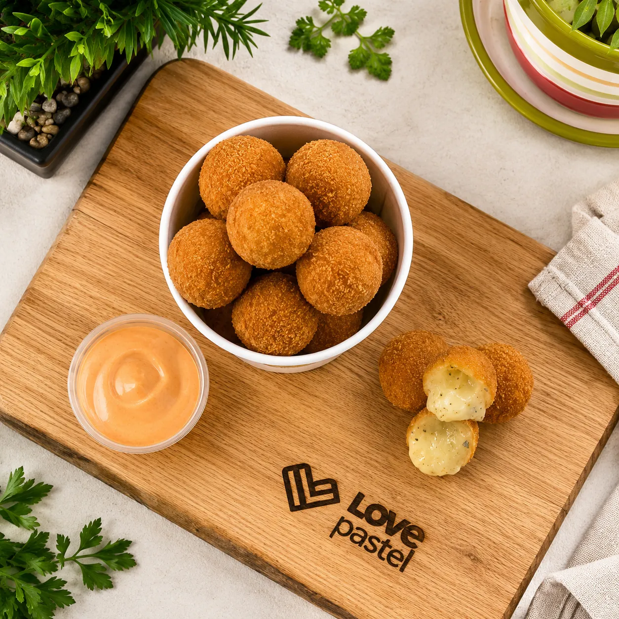Brazilian brigadeiros and coconut cake desserts at Love Pastel in London, Ontario