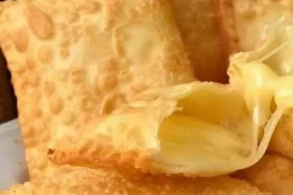Brazilian cheese pastéis pastel de queijo snack in downtown London, Ontario