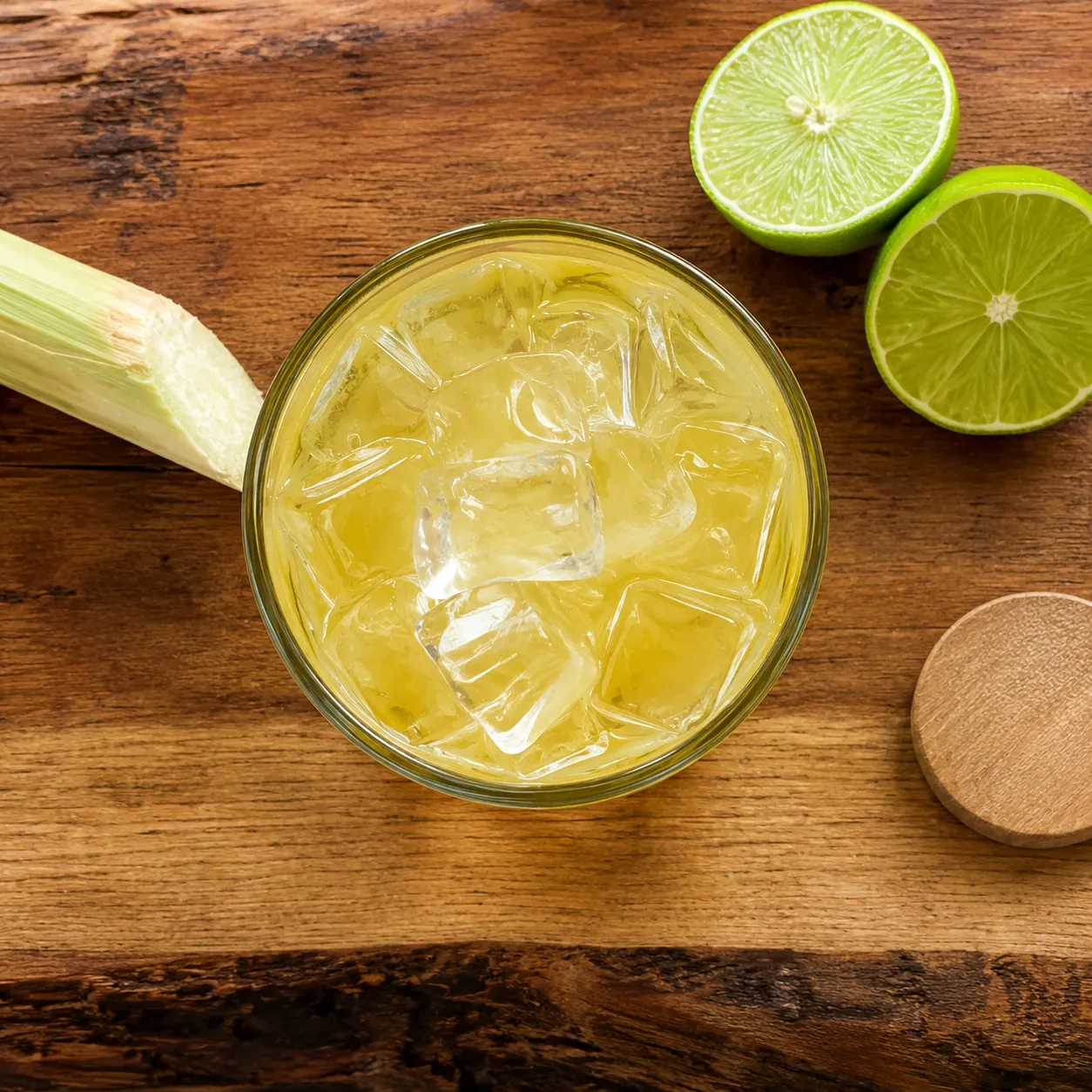 Fresh sugarcane juice caldo de cana at Covent Garden Market, London, Ontario