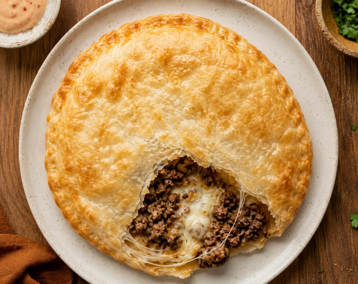 Beef & Cheese Pastel at Love Pastel Brazilian Food in London, Ontario